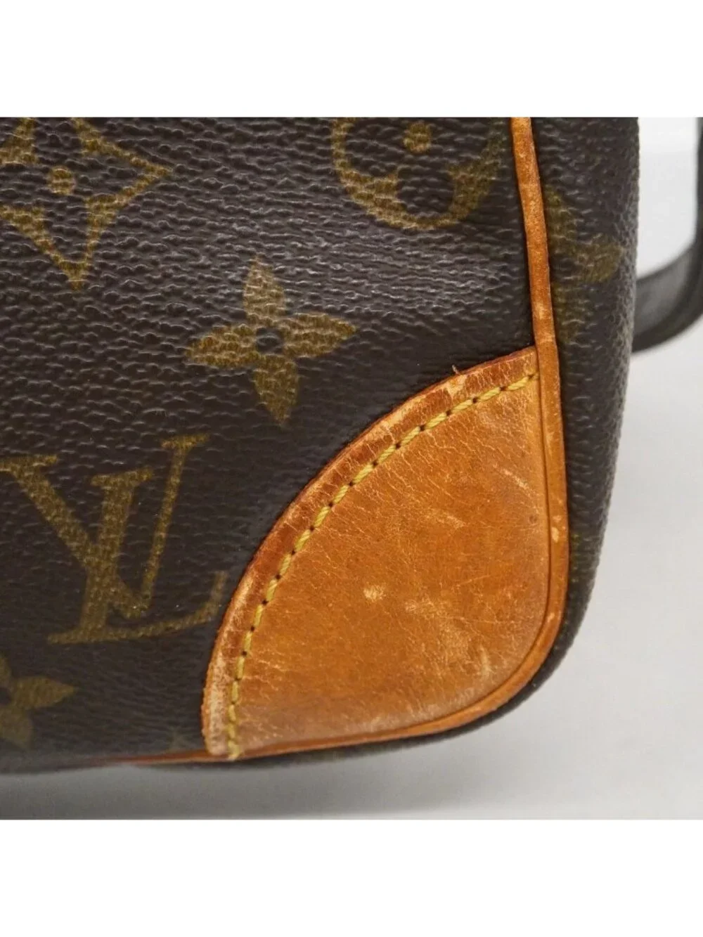 Louis Vuitton Clutch Monogram Marly Dragonne GM Brown